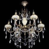 Люстра бронзовая Оникс белый №6/1 журавлик в Новокузнецке Люстра бронзовая Оникс белый №6/1 журавлик в Новокузнецке