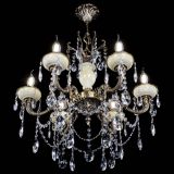 Люстра бронзовая Оникс белый №6/1 журавлик в Новокузнецке Люстра бронзовая Оникс белый №6/1 журавлик в Новокузнецке