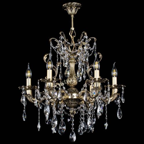 Люстра бронзовая Селена №6/2 лучик в Новокузнецке Гусь Хрустальный