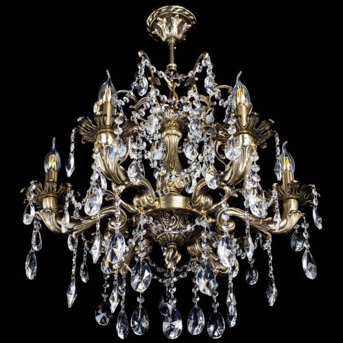 Люстра бронзовая Селена №6/2 лучик в Новокузнецке Гусь Хрустальный