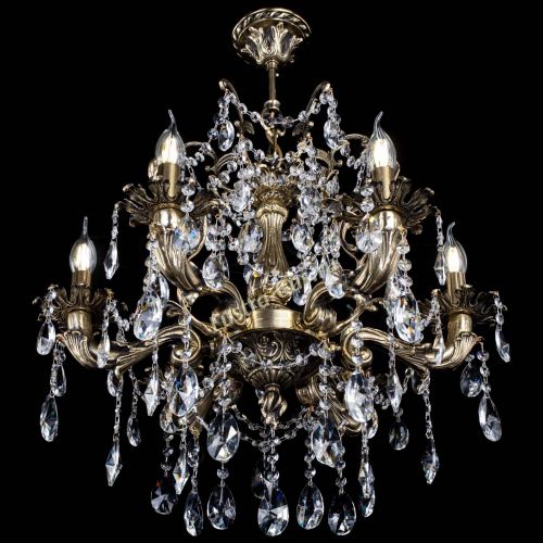 Люстра бронзовая Селена №6/2 лучик в Новокузнецке Гусь Хрустальный