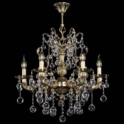 Люстра бронзовая Селена №6/2 шар в Новокузнецке Гусь Хрустальный