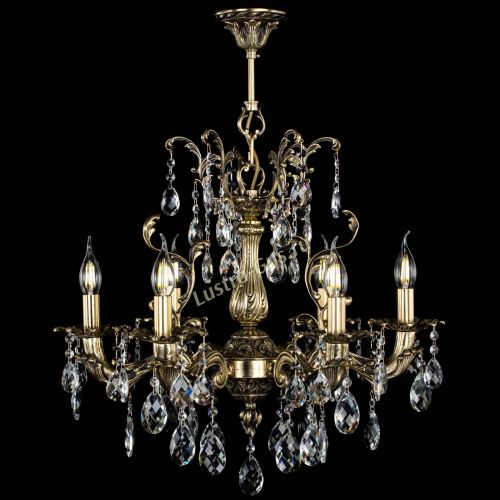 Люстра бронзовая Селена №6 баден в Новокузнецке Гусь Хрустальный