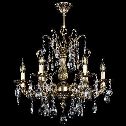 Люстра бронзовая Селена №6 баден в Новокузнецке Гусь Хрустальный