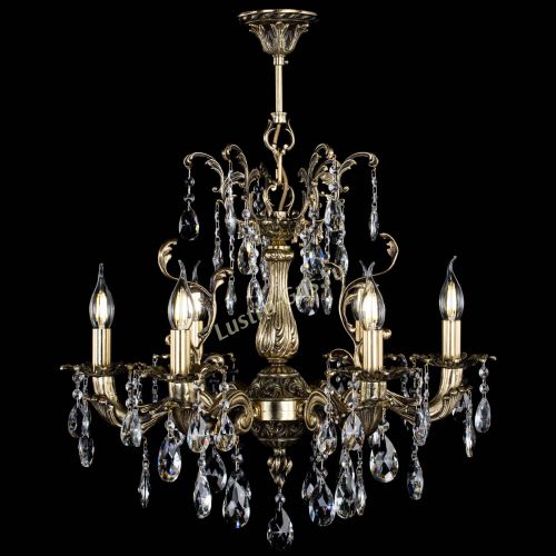 Люстра бронзовая Селена №6 журавлик в Новокузнецке Гусь Хрустальный