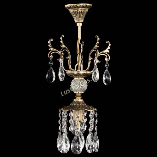 Люстра бронзовая София №1/1 журавлик в Новокузнецке Гусь Хрустальный