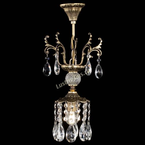 Люстра бронзовая София №1/1 журавлик в Новокузнецке Гусь Хрустальный