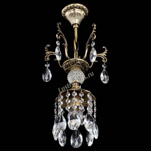 Люстра бронзовая София №1/1 журавлик в Новокузнецке Гусь Хрустальный