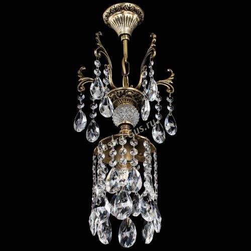 Люстра бронзовая София №1/2 журавлик в Новокузнецке Гусь Хрустальный