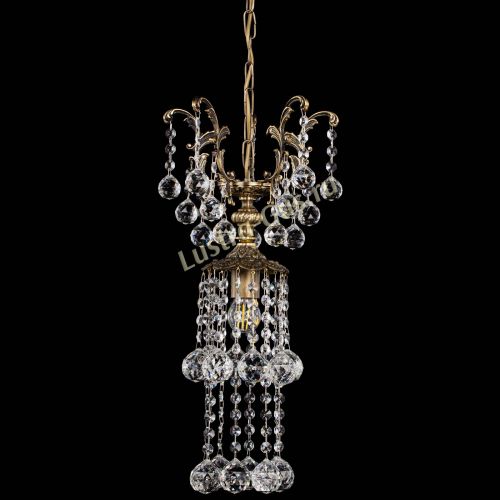 Люстра бронзовая София №3 шар в Новокузнецке Гусь Хрустальный