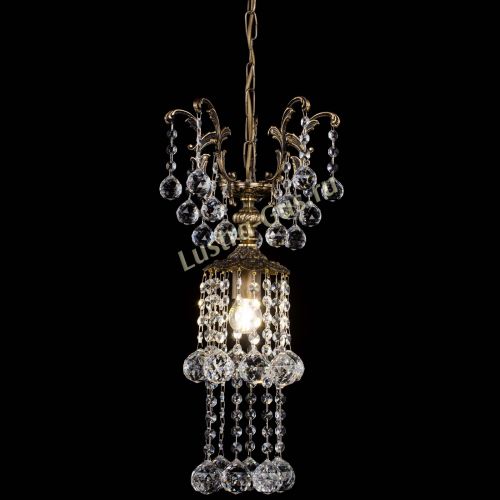 Люстра бронзовая София №3 шар в Новокузнецке Гусь Хрустальный