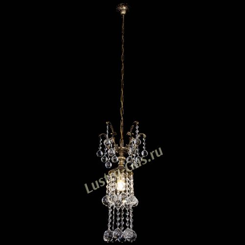 Люстра бронзовая София №3 шар в Новокузнецке Гусь Хрустальный