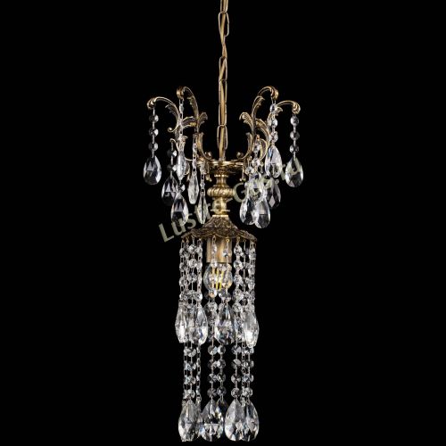 Люстра бронзовая София №3 журавлик в Новокузнецке Гусь Хрустальный