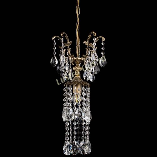 Люстра бронзовая София №3 звездочка в Новокузнецке Гусь Хрустальный