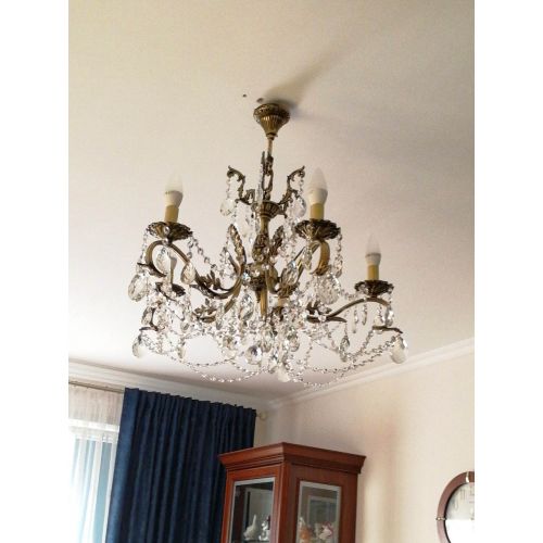 Бронзовая люстра Валери №5 баден в Новокузнецке Гусь Хрустальный