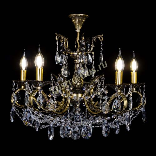 Бронзовая люстра Валери №5 баден в Новокузнецке Гусь Хрустальный