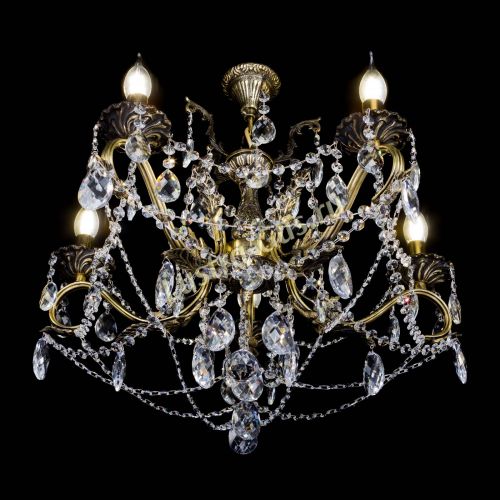 Бронзовая люстра Валери №5 баден в Новокузнецке Гусь Хрустальный