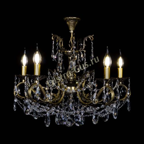 Бронзовая люстра Валери №5 журавлик в Новокузнецке Гусь Хрустальный