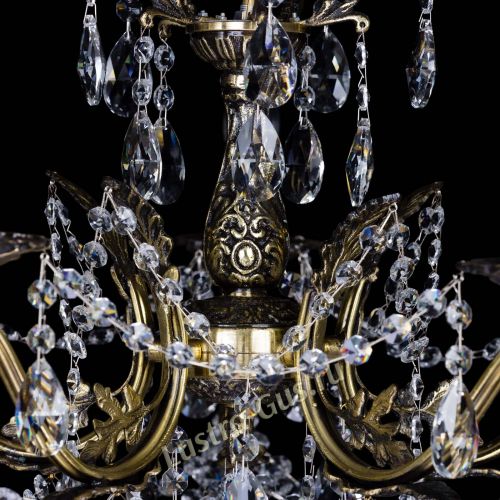 Бронзовая люстра Валери №5 журавлик в Новокузнецке Гусь Хрустальный