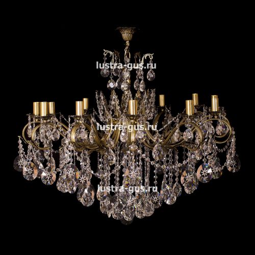 Люстра бронзовая Афина №1 в Новокузнецке Гусь Хрустальный