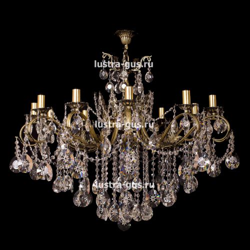 Люстра бронзовая Афина №1 в Новокузнецке Гусь Хрустальный