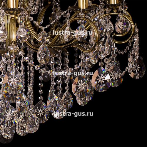 Люстра бронзовая Афина №1 в Новокузнецке Гусь Хрустальный