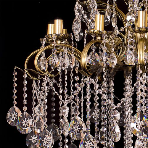 Люстра бронзовая Афина №2 в Новокузнецке Гусь Хрустальный