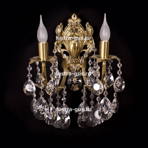 Бра Бэлла №2 латунь в Новокузнецке Гусь Хрустальный