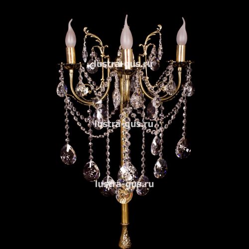 Бронзовый торшер Матильда №1 в Новокузнецке Гусь Хрустальный