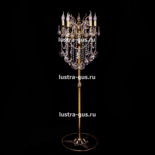 Бронзовый торшер Матильда №2 в Новокузнецке Гусь Хрустальный