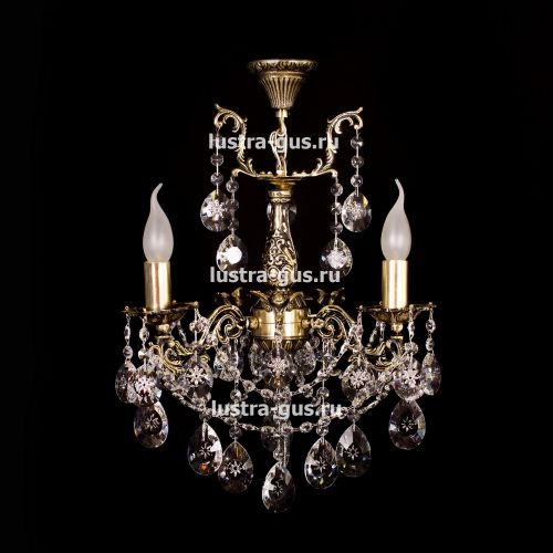 Люстра бронзовая Мелания №3 в Новокузнецке Гусь Хрустальный