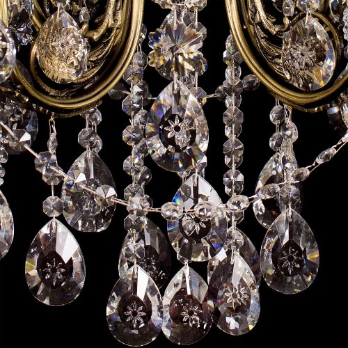 Люстра бронзовая Мелания №4 в Новокузнецке Гусь Хрустальный