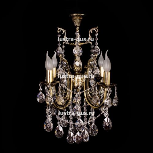 Люстра бронзовая Мелания №4 в Новокузнецке Гусь Хрустальный