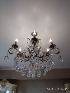 Люстра бронзовая Мелания №6/2 в Новокузнецке отзыв и фото покупателя