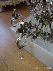 Люстра бронзовая Мелания №6/2 в Новокузнецке отзыв и фото покупателя