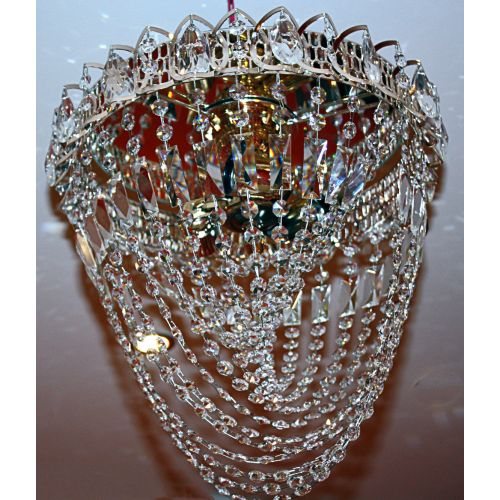 Люстра Катерина зеркальная Водоворот в Новокузнецке Гусь Хрустальный