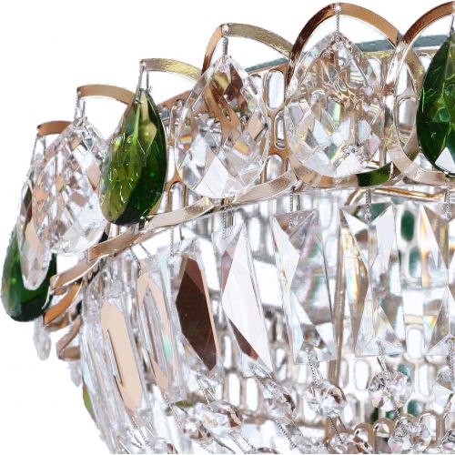 Люстра Катерина 1 лампа цветная в Новокузнецке Гусь Хрустальный