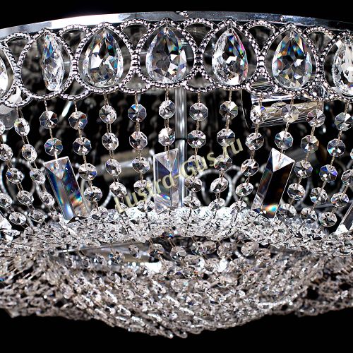 Люстра Капель №57 - 700 мм в Новокузнецке Гусь Хрустальный