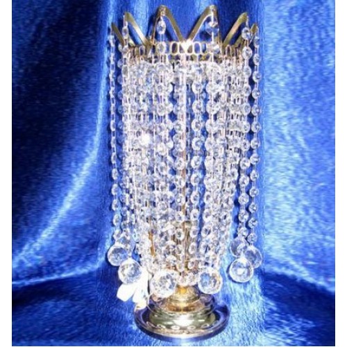 Лампа настольная Элитный Шар купол 30 в Новокузнецке Гусь Хрустальный