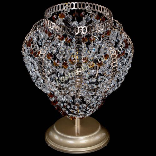 Настольная лампа Альфа №1 чайная в Новокузнецке Гусь Хрустальный