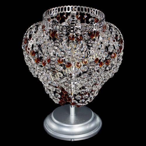 Настольная лампа Альфа №1 чайная в Новокузнецке Гусь Хрустальный