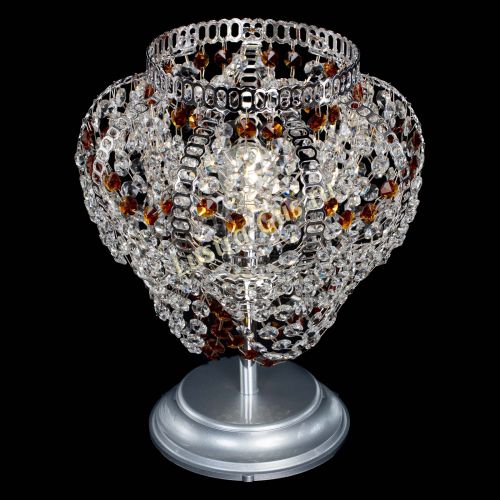 Настольная лампа Альфа №1 чайная в Новокузнецке Гусь Хрустальный