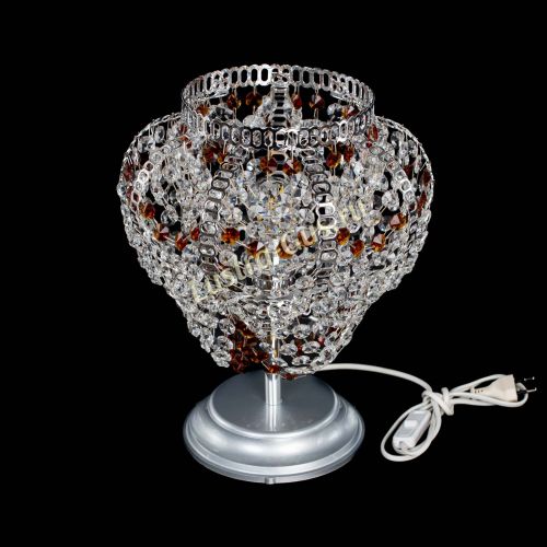 Настольная лампа Альфа №1 чайная в Новокузнецке Гусь Хрустальный