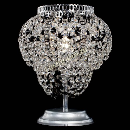 Настольная лампа Альфа №1 черная в Новокузнецке Гусь Хрустальный