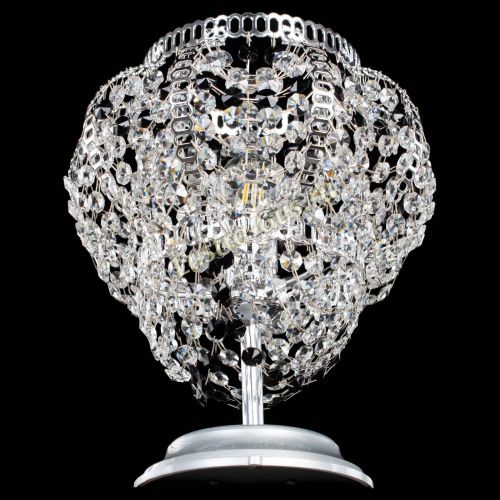 Настольная лампа Альфа №1 черная в Новокузнецке Гусь Хрустальный