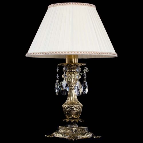 Бронзовая настольная лампа Антик №1 Лучик с абажуром в Новокузнецке Бронзовая настольная лампа Антик №1 Лучик с абажуром в Новокузнецке