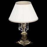 Бронзовая настольная лампа Антик №1 Журавлик с абажуром в Новокузнецке Бронзовая настольная лампа Антик №1 Журавлик с абажуром в Новокузнецке