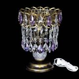 Настольная лампа Астра №1 под бронзу Фиолетовая в Новокузнецке Настольная лампа Астра №1 под бронзу Фиолетовая в Новокузнецке