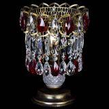 Настольная лампа Астра №1 под бронзу Красная в Новокузнецке