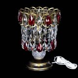 Настольная лампа Астра №1 под бронзу Красная в Новокузнецке